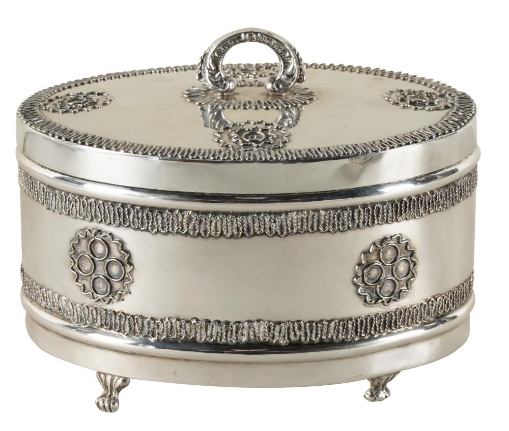 STERLING SILVER TABLE BOXwith