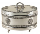 STERLING SILVER TABLE BOXwith
