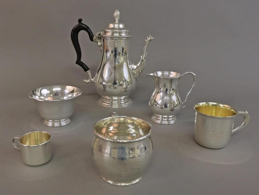 Sterling silver tableware and
