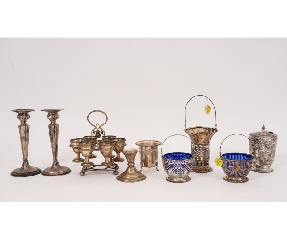 Sterling silver tableware to