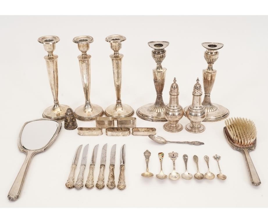 Sterling silver tableware to