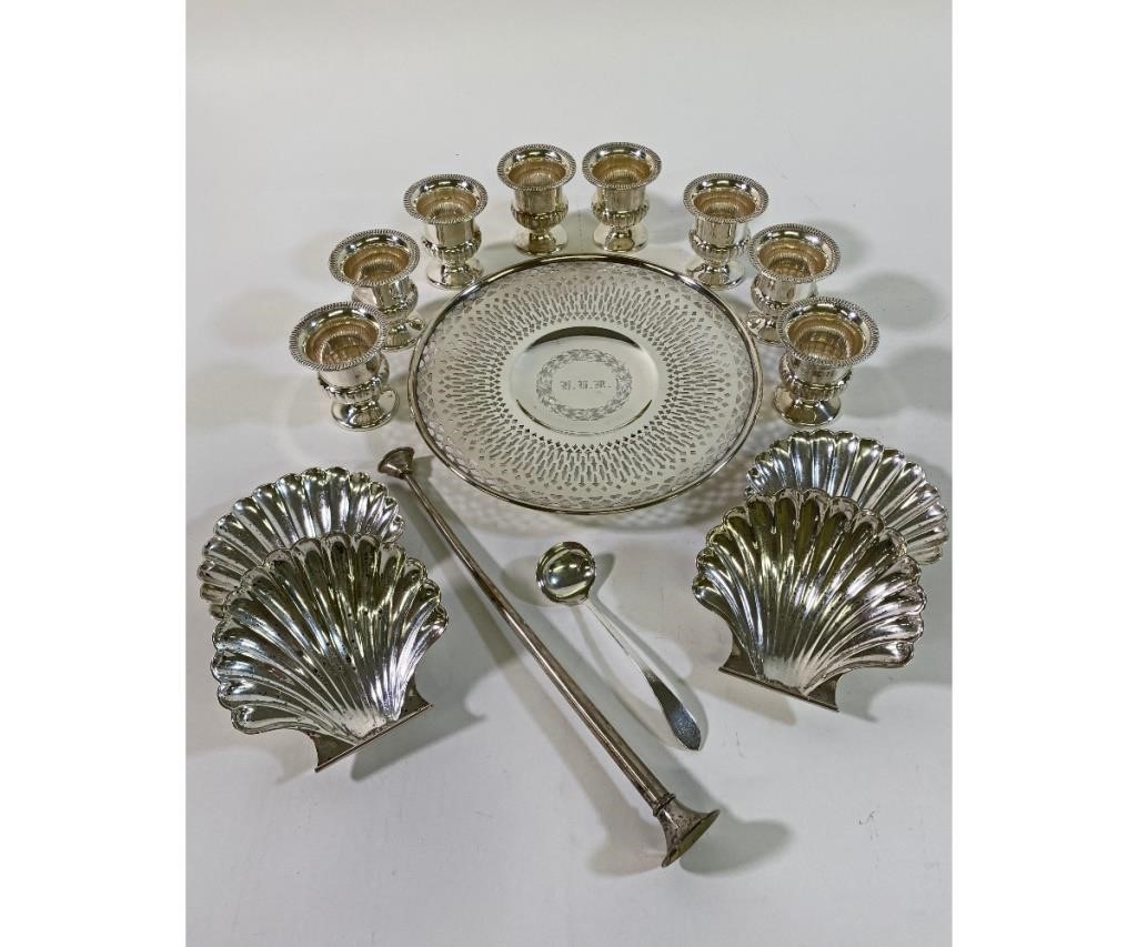 Sterling silver tableware to