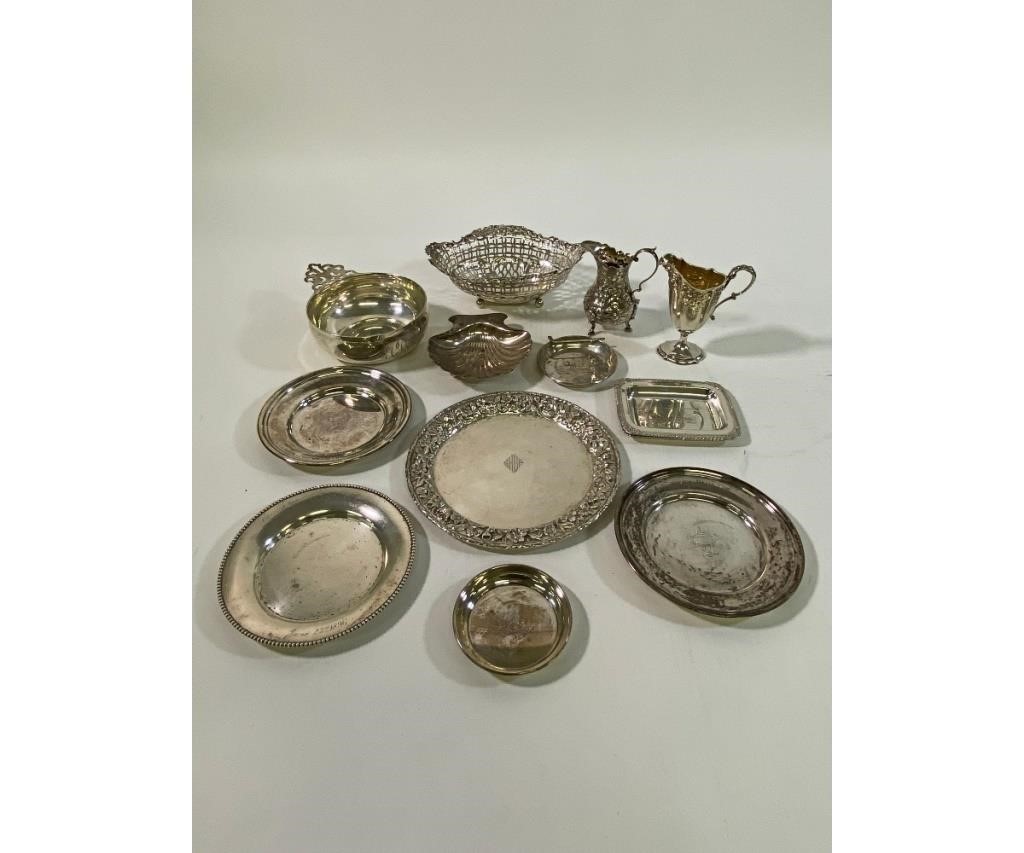 Sterling silver tableware to