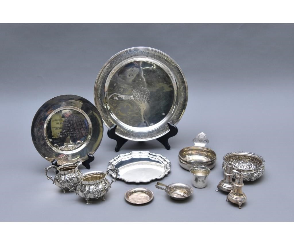 Sterling silver tableware to