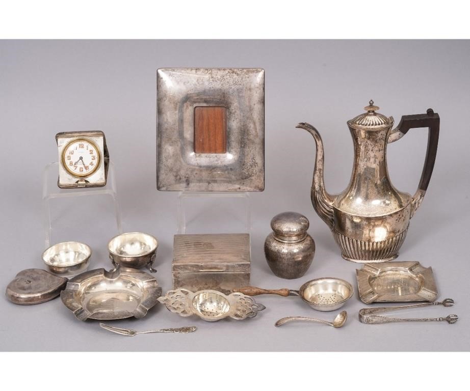 Sterling silver tableware to