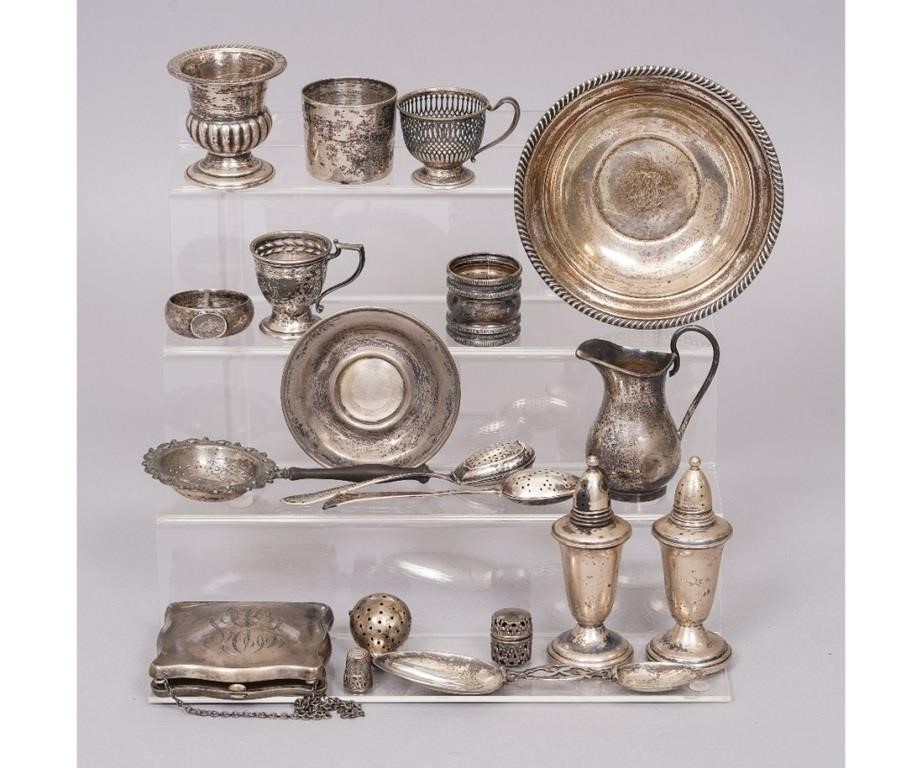 Sterling silver tableware to