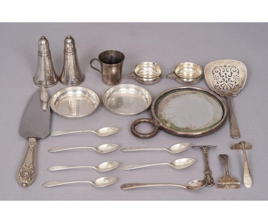 Sterling silver tableware to
