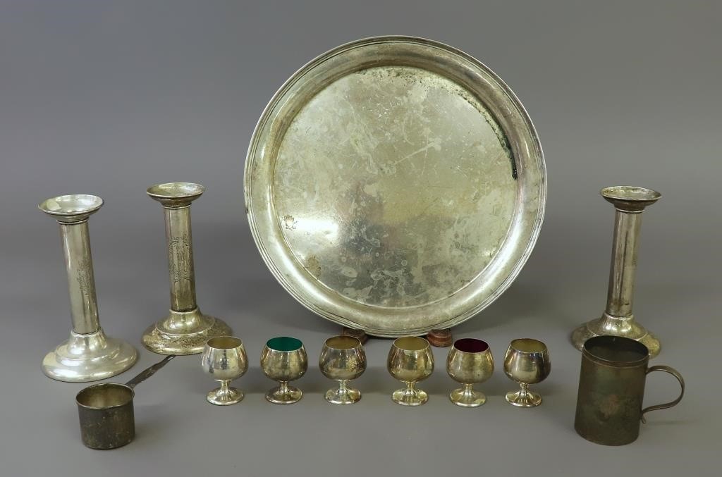 Sterling silver tableware to
