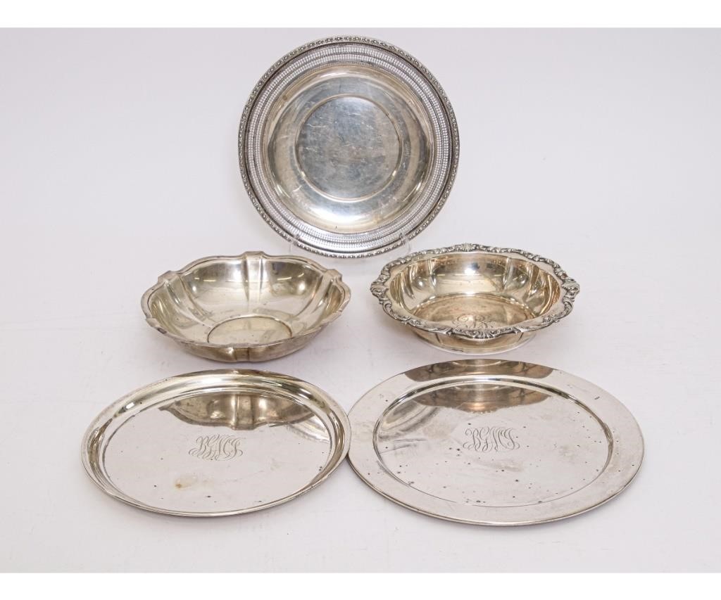 Sterling silver tableware to