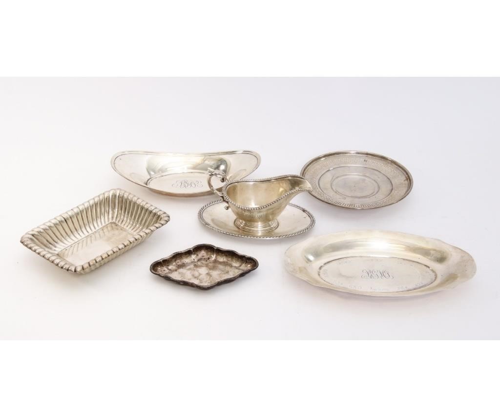 Sterling silver tableware to