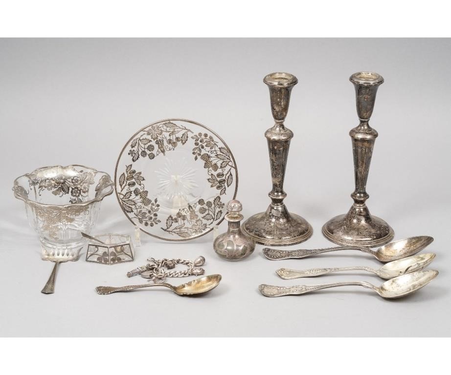Sterling silver tableware,