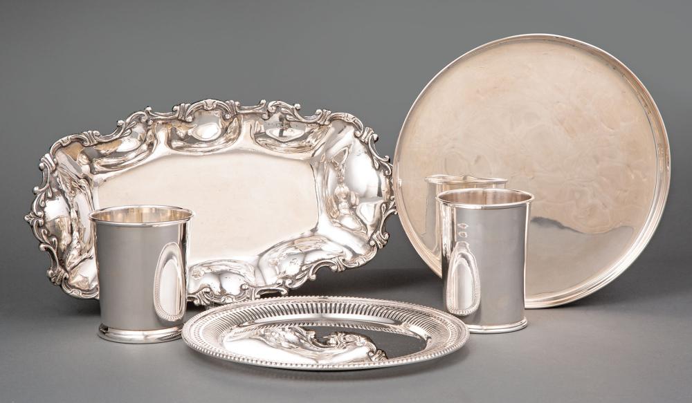 STERLING SILVER TABLEWAREGroup of