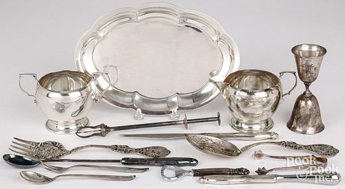 STERLING SILVER TABLEWARES, 19.2