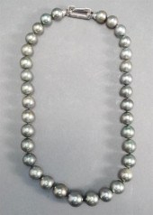 STERLING SILVER TAHITIAN PEARL