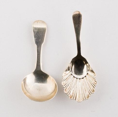 STERLING SILVER TEA CADDY SPOONSTwo
