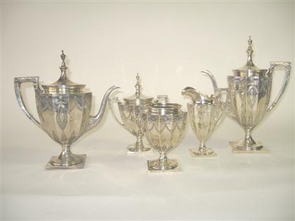 Sterling silver tea service   