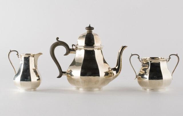 STERLING SILVER TEA SERVICE,