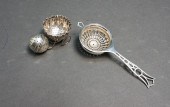 STERLING SILVER TEA STRAINER,
