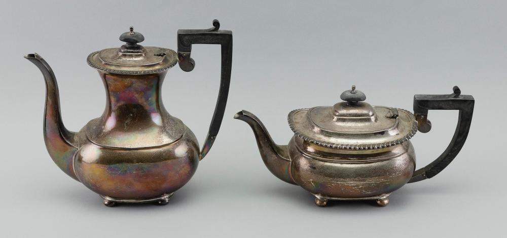 STERLING SILVER TEAPOT AND MATCHING
