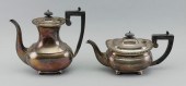 STERLING SILVER TEAPOT AND MAT