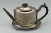 STERLING SILVER TEAPOT AND SIM