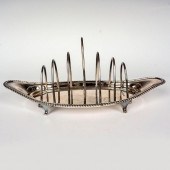 STERLING SILVER TOAST RACK, AT