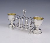 STERLING SILVER TOAST STAND AN