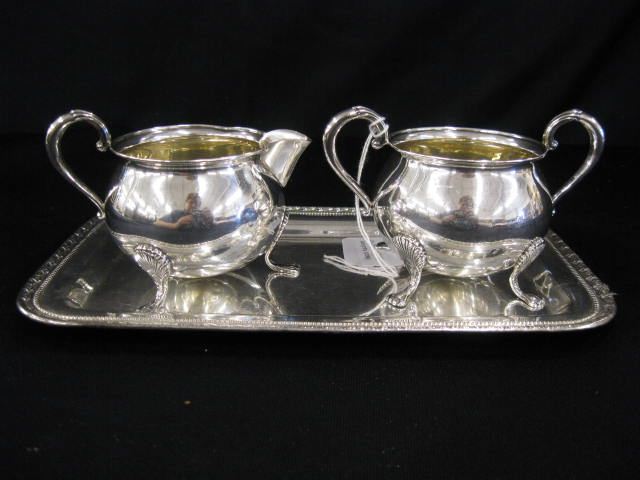 Sterling Silver Tray creamer &