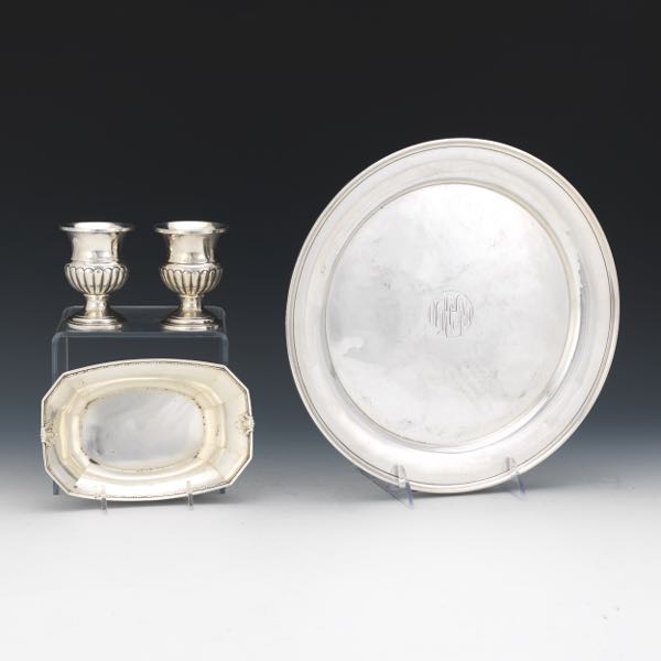 STERLING SILVER TRAY, OCTAGONAL