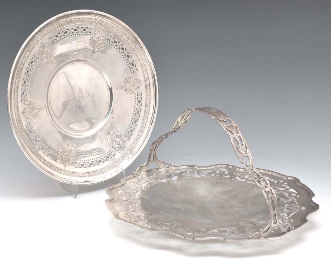 STERLING SILVER TRAYS, GORHAM &