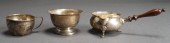 STERLING SILVER TREEN HANDLE B