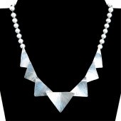 STERLING SILVER TRIANGLE & BEA
