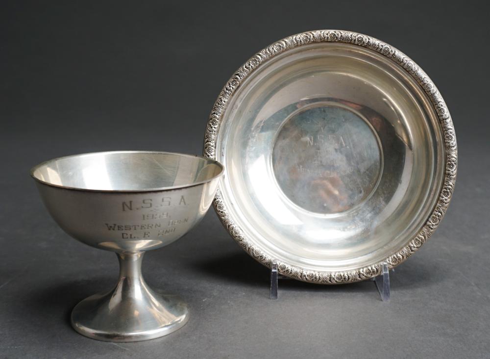 STERLING SILVER TROPHIES, INCLUDING