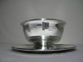 Sterling silver trophy bowl an