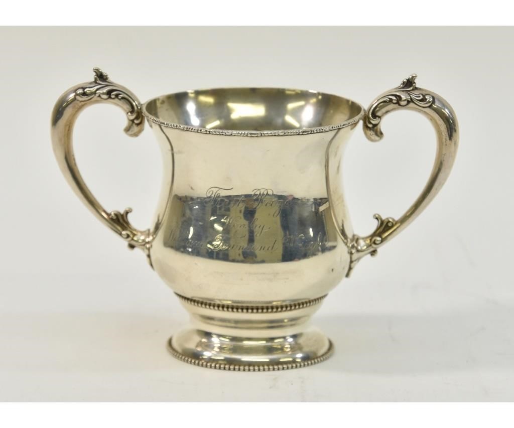 Sterling silver trophy cup