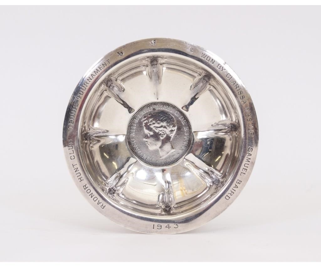 Sterling silver trophy dish "Radnor