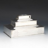 STERLING SILVER TROPHY HUMIDOR