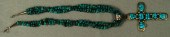 Sterling silver turquoise neck