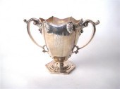 Sterling silver two handled "L