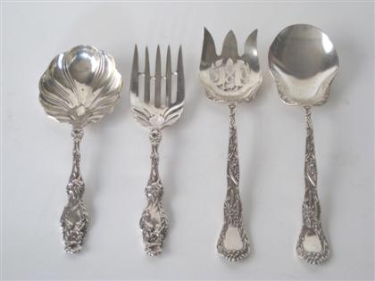 Sterling silver two piece salad set