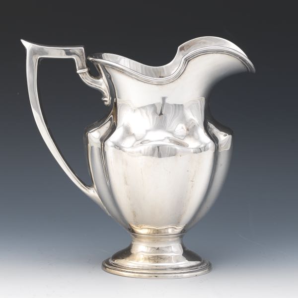 STERLING SILVER WATER PITCHER  9 ?"