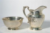 Sterling silver water pitcher