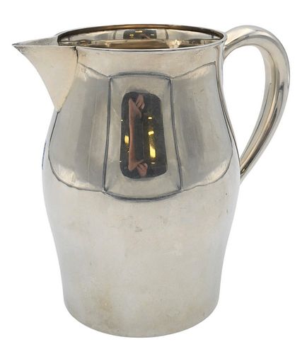 STERLING SILVER WATER PITCHER,