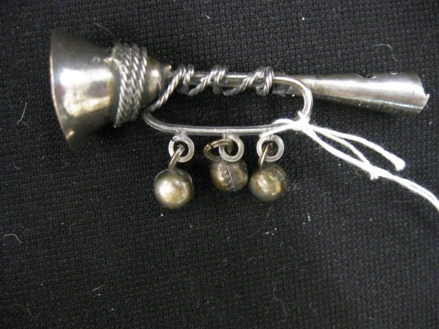 Sterling Silver Whistle 3 1/4''