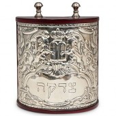 STERLING SILVER & WOOD HAZORFI