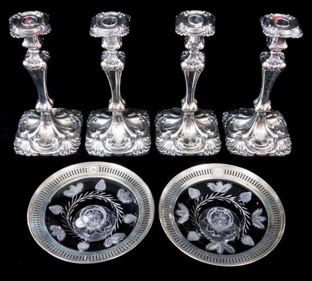 STERLING: SIX PIECES INCLUDING: SET
