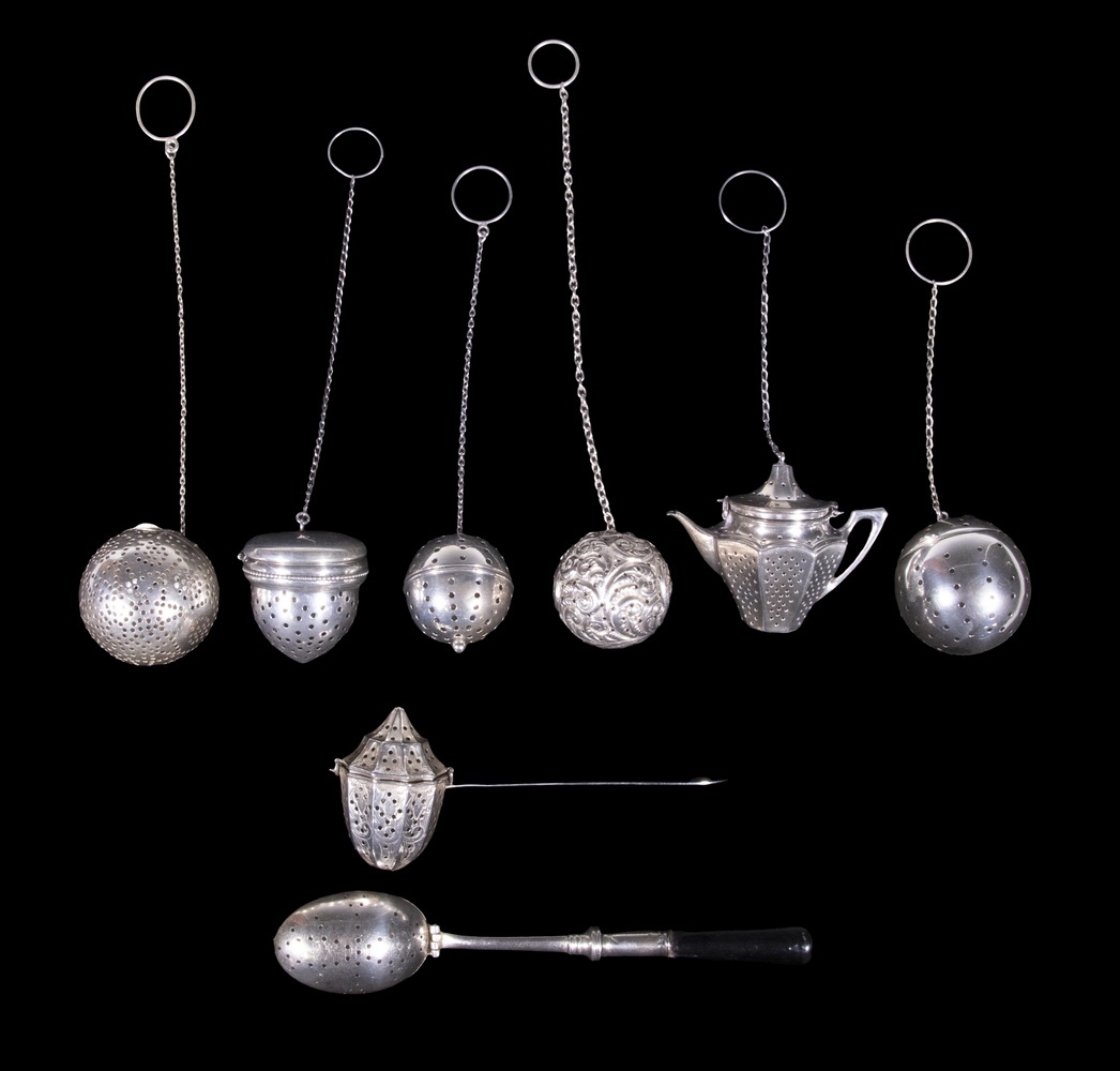 STERLING TEA INFUSER COLLECTION (8)