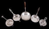 STERLING TEA STRAINERS, INCL T