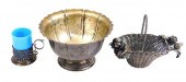 STERLING: THREE ASSORTED STERL