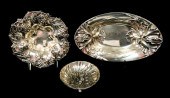 STERLING: THREE ORNATE STERLIN